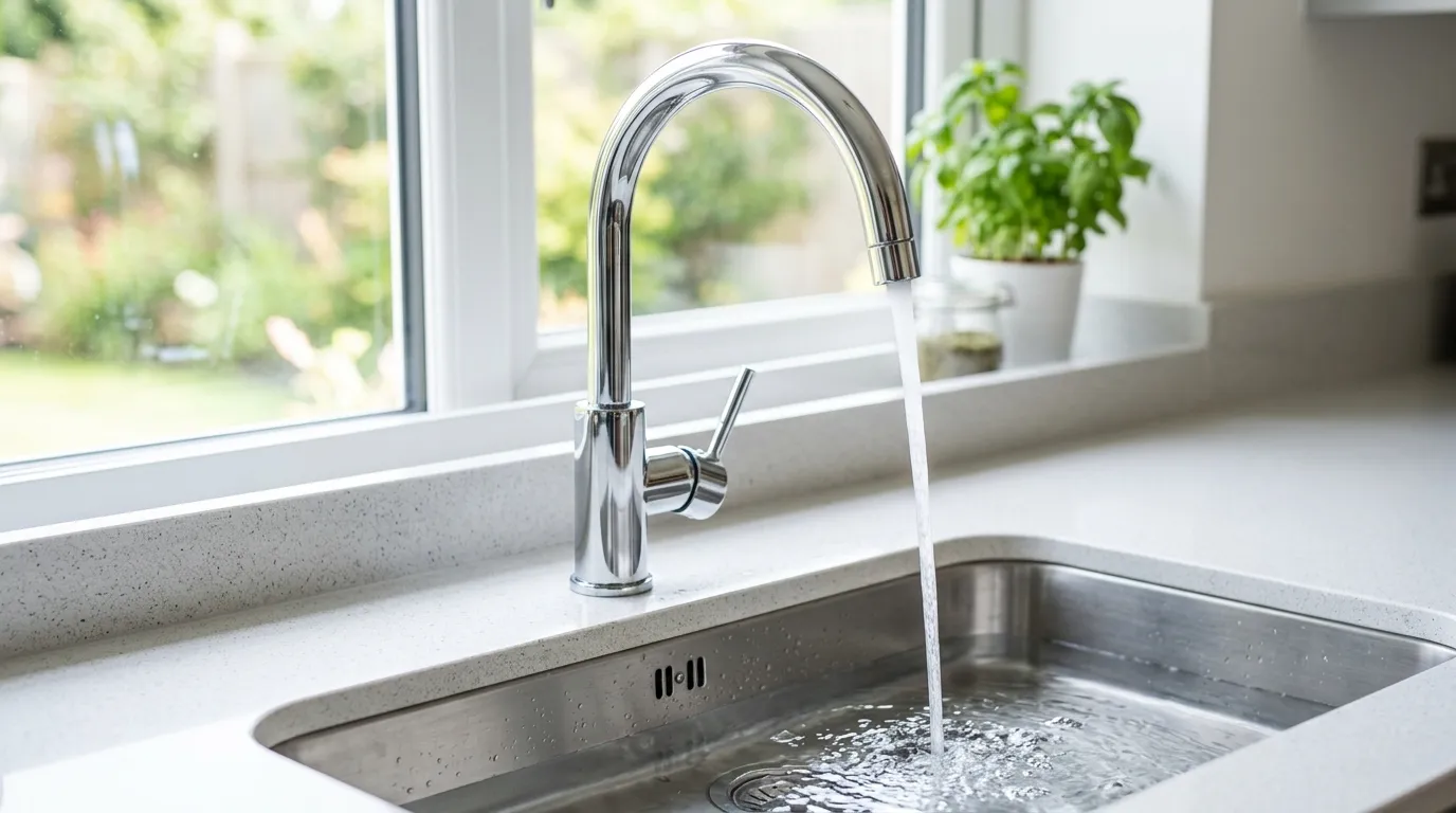 Local Plumbing Master Pros same day plumber fixing a faucet in Fort Atkinson, WI